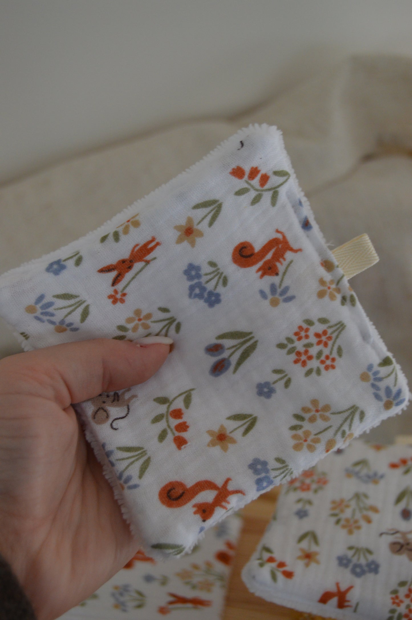 Cotons lavables LEO L'ECUREUIL