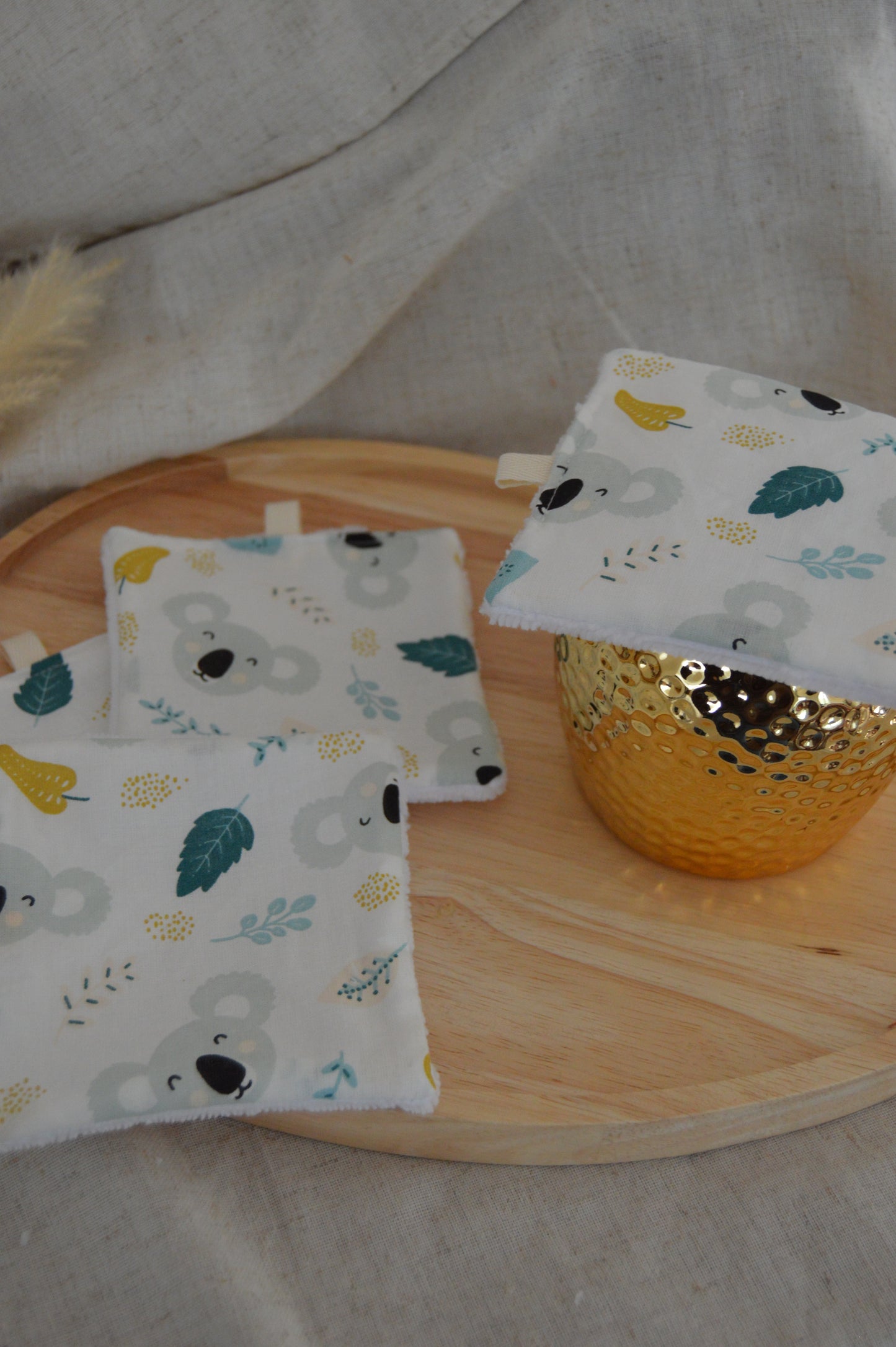 Cotons lavables MIKA LE KOALA