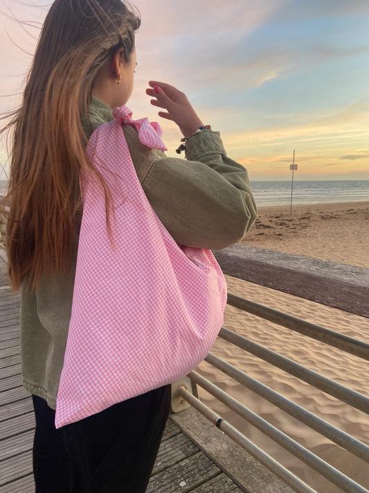 Sac origami PINK VICHY
